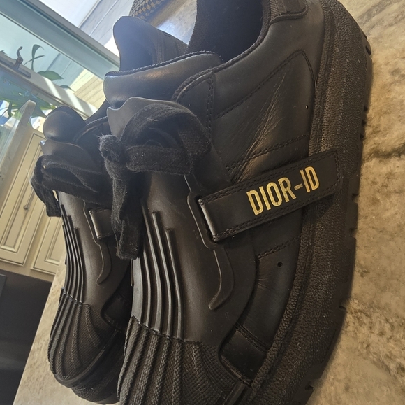 Dior ID Black Sneakers Sz 39 - Picture 8 of 9
